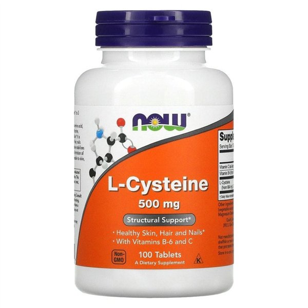 L-Cysteine, 500mg - 100 tablets