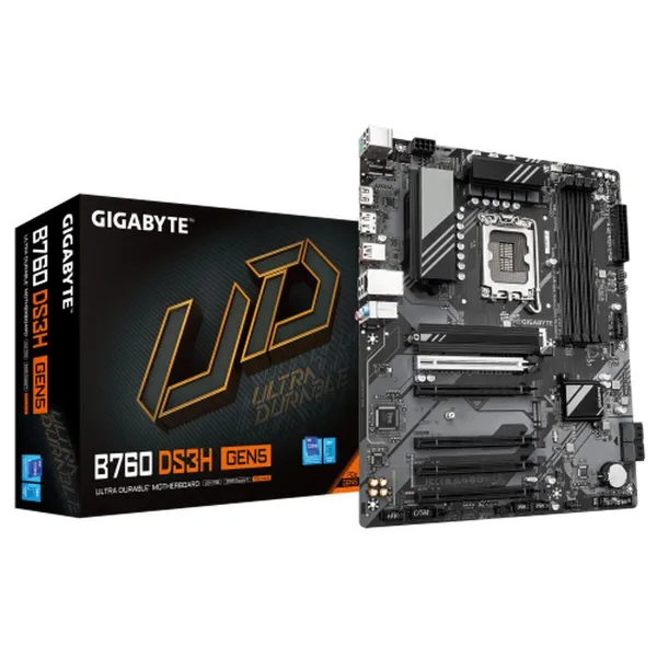Pagrindinė plokštė Gigabyte B760 DS3H GEN5 INTEL B760 EXPRESS LGA 1700