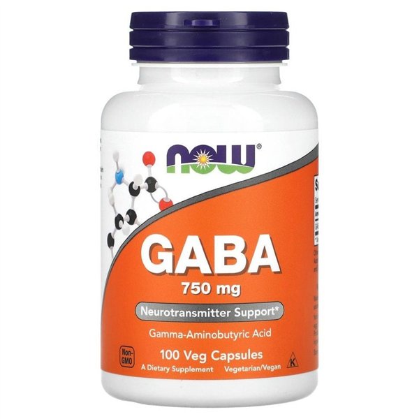 GABA, 750 mg - 100 v kapsulių