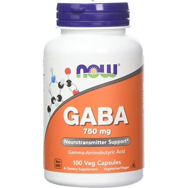 GABA, 750mg - 100 vcaps