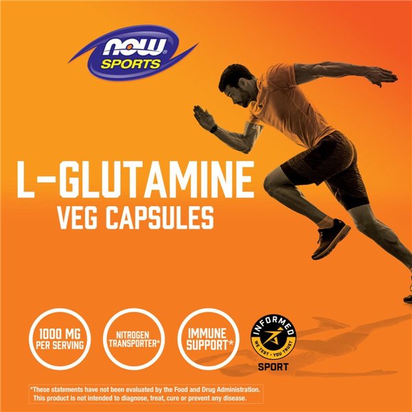 L-Glutamine, 1000mg - 240 vcaps