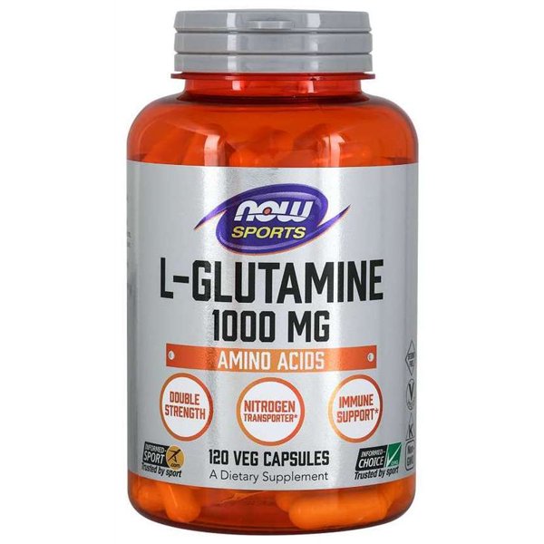 L-glutamiini, 1000 mg - 120 v-kapselia
