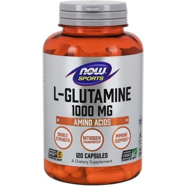 L-glutamīns, 1000 mg - 120 v-kapsulas