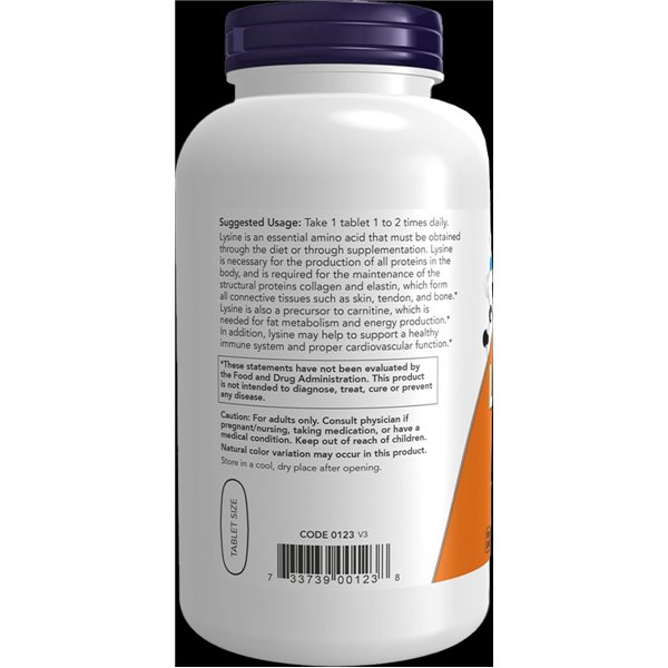 L-lysiini, 1000 mg - 100 tablettia