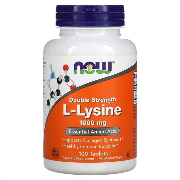 L-Lysine, 1000mg - 100 tabs