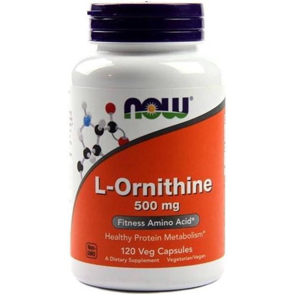 L-Ornithine, 500mg - 120 vcaps