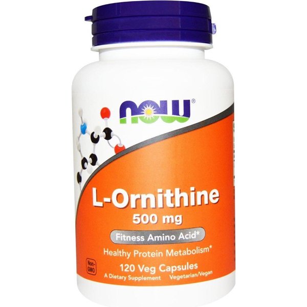 L-Ornithine, 500mg - 120 vcaps