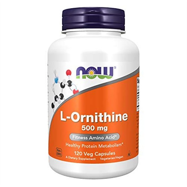 L-Ornithine, 500mg - 120 vcaps