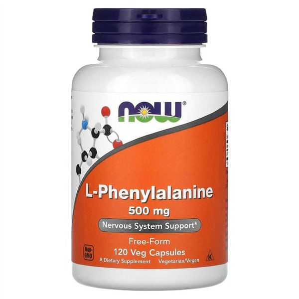 L-Phenylalanine, 500mg - 120 vcaps