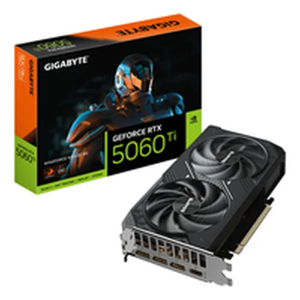 Grafikas Karte Gigabyte GeForce RTX 5060 Ti WINDFORCE MAX OC 8G geforce rtx 5060 ti 8 GB GDDR7