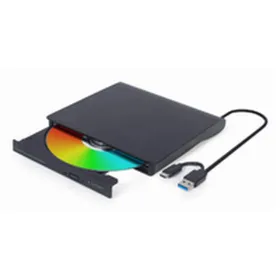 Внешний рекордер GEMBIRD DVD-USB-031 DVD-R 8x, DVD-R DL 6x, DVD-RW 6x, DVD-RAM 5x, DVD+R 8x, DVD+R DL 6x, DVD+RW 8x, DVD M-DISC 