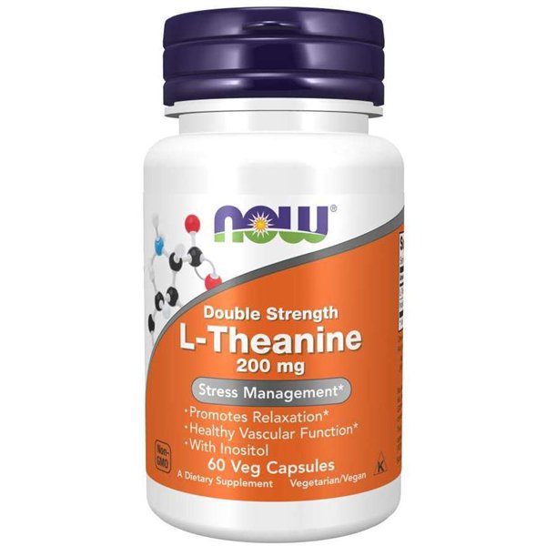 Double Strength L-Theanine, 200mg - 60 vcaps