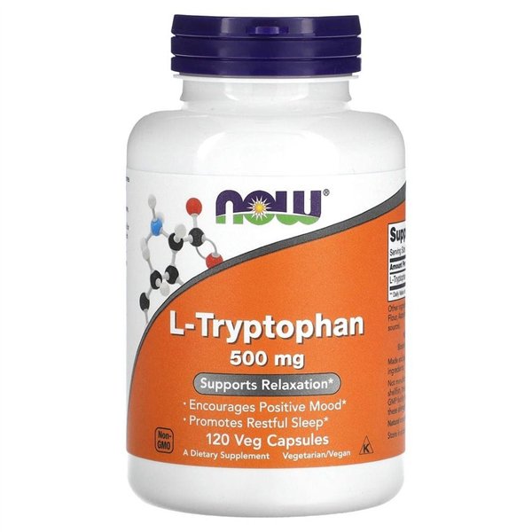 L-Tryptophan, 500mg - 120 vcaps