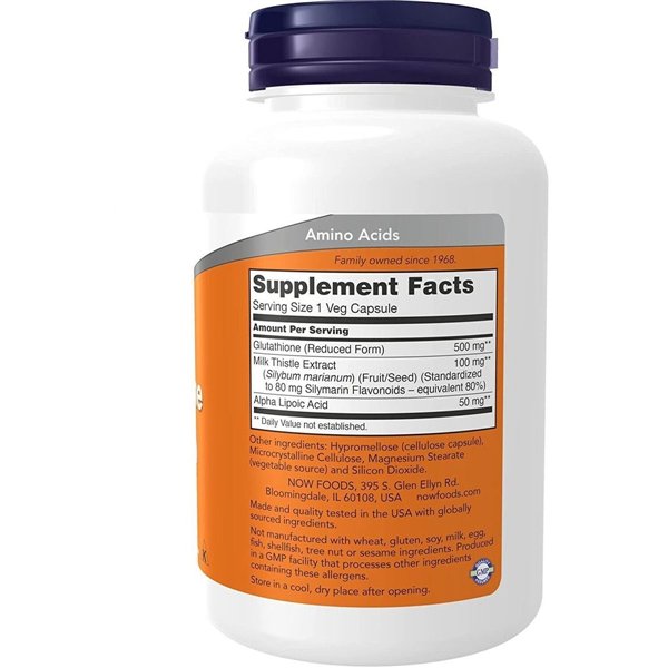 Glutathione, 500mg - 120 vcaps