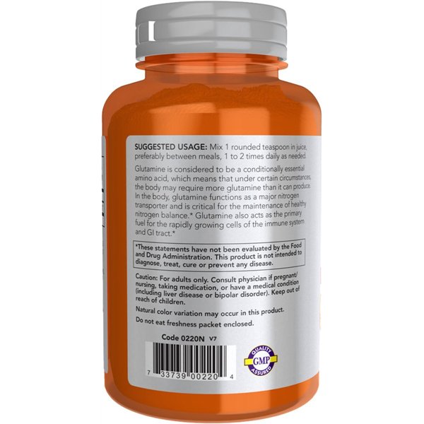 L-glutaminas, milteliai - 1000 g