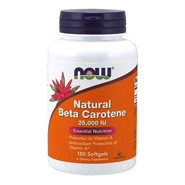 Beta Carotene Natural, 25 000 IU - 180 softgels