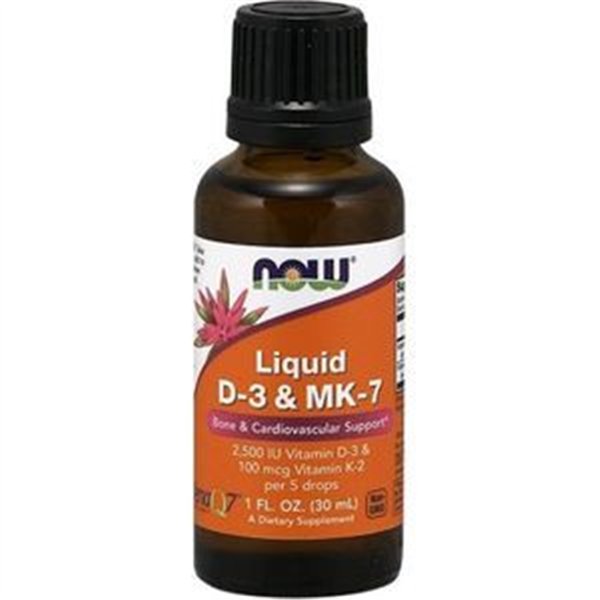 Liquid D-3 & MK-7, Mint - 30 ml.