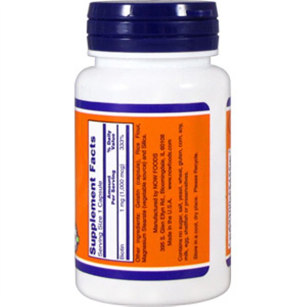Biotin, 1000mcg - 100 vcaps