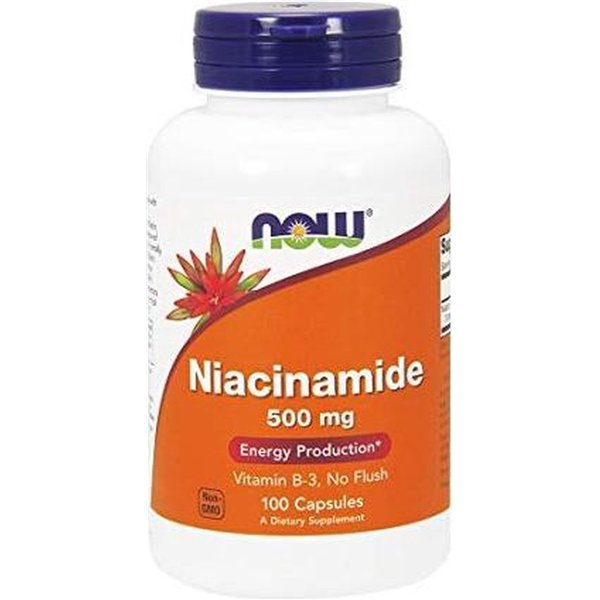 Niacinamīds, 500 mg - 100 kapsulas