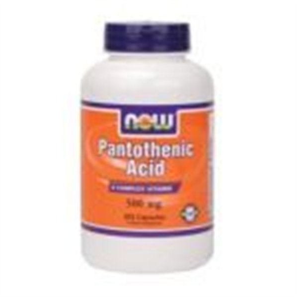 Pantotēnskābe, 500 mg - 250 kapsulas