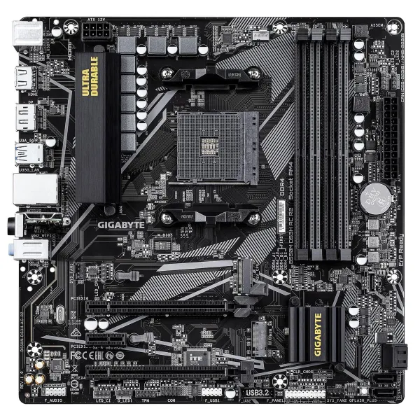 Pagrindinė plokštė Gigabyte B550M DS3H AC R2 AMD B550 AMD AM4