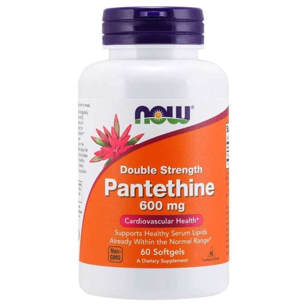 Pantethine, 600mg Double Strength - 60 softgels
