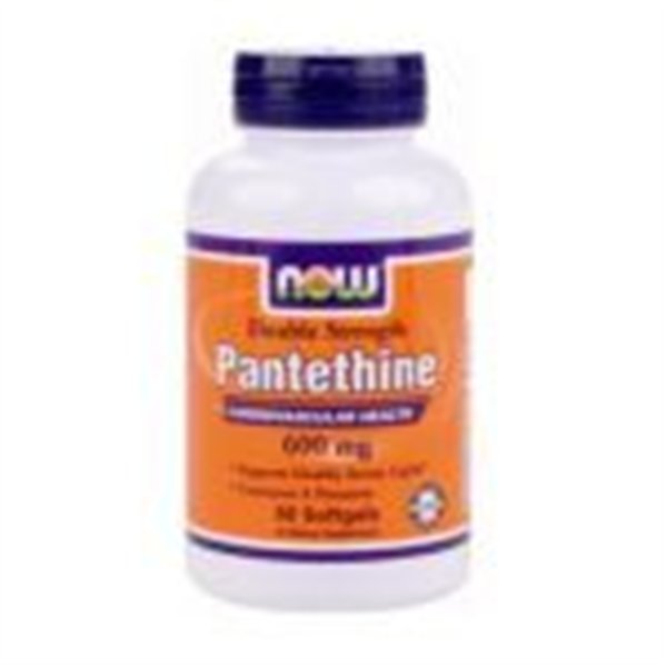 Pantethine, 600 mg dubultā stipruma - 60 mīkstās kapsulas