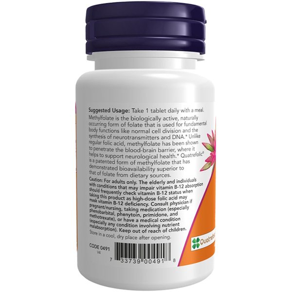 Metyylifolaatti, 1000mcg - 90 tablettia