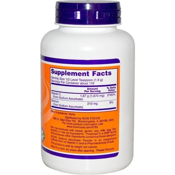 Sodium Ascorbate, Powder Buffered - 227g