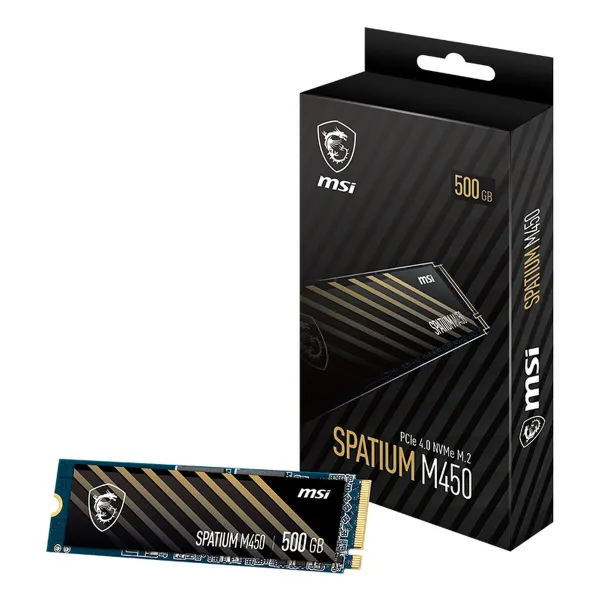 Cietais Disks MSI Spatium M450 500 GB SSD