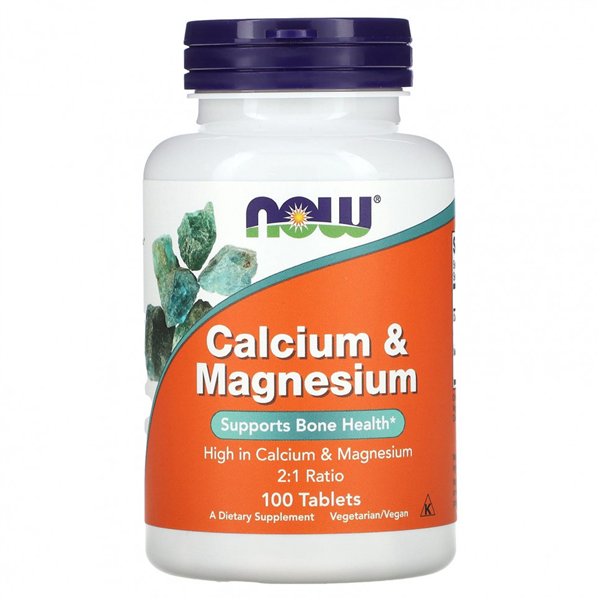 Calcium & Magnesium - 100 tablets