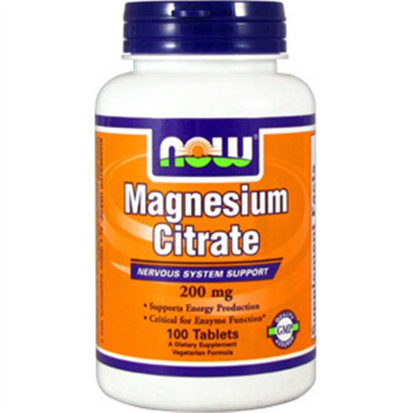 Magnio citratas, 200 mg - 100 tablečių