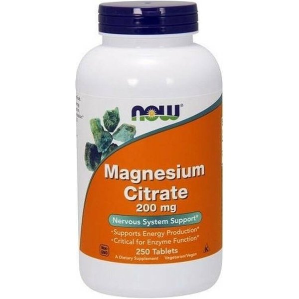 Magnesium Citrate, 200mg - 250 tablets