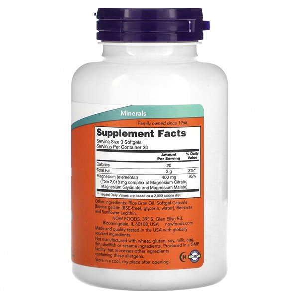 Magnesium Citrate Softgels - 90 softgels