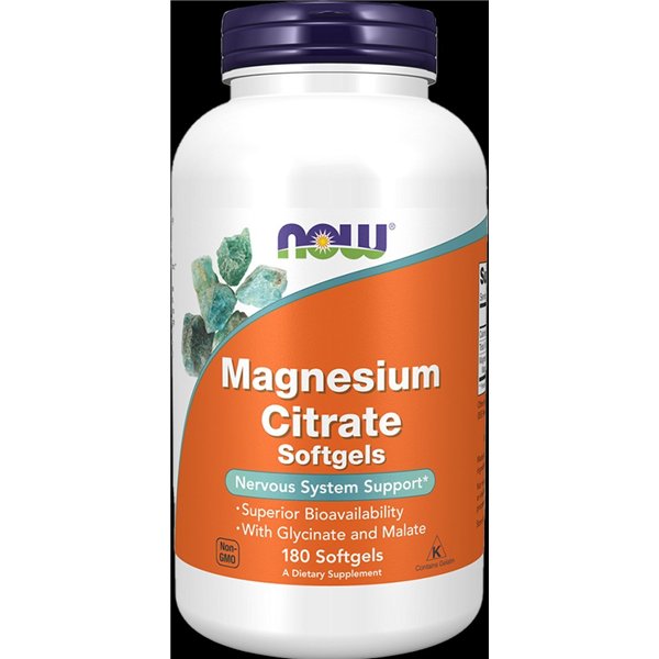 Magnesium Citrate Softgels - 180 softgels