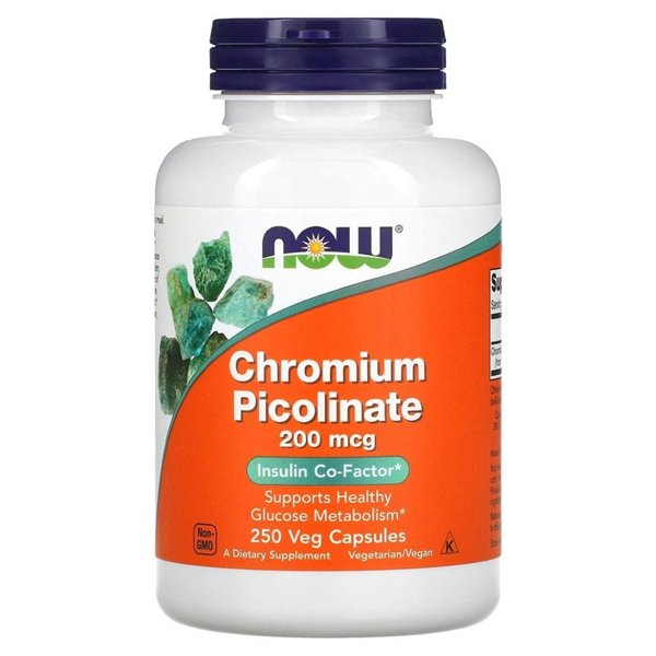 Chromium Picolinate, 200mcg - 250 vcaps
