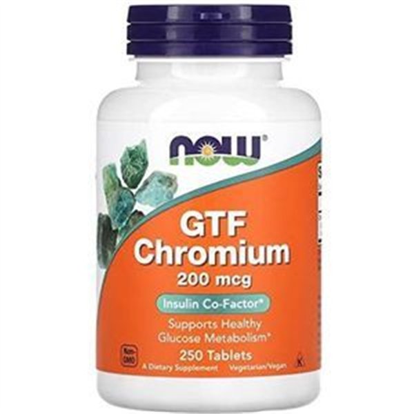 GTF Chromium, 200mcg - 250 tablets