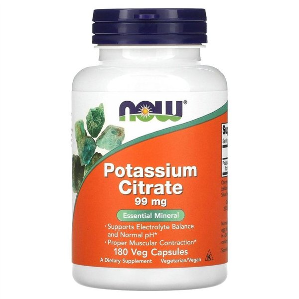 Potassium Citrate, 99mg - 180 vcaps