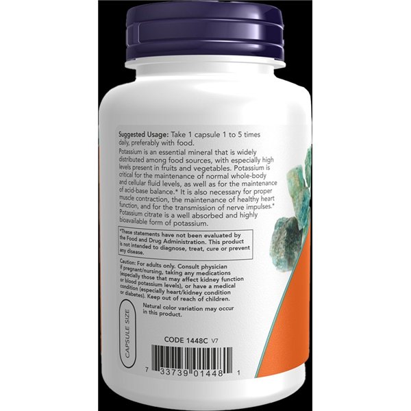 Potassium Citrate, 99mg - 180 vcaps