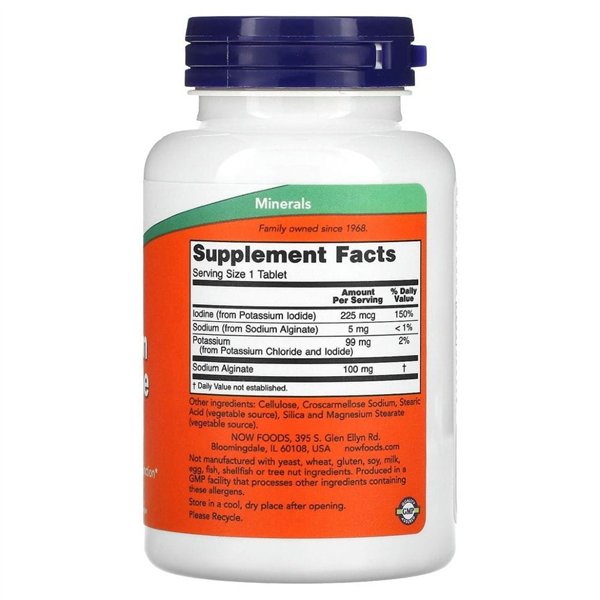 Potassium plus Iodine - 180 tabs