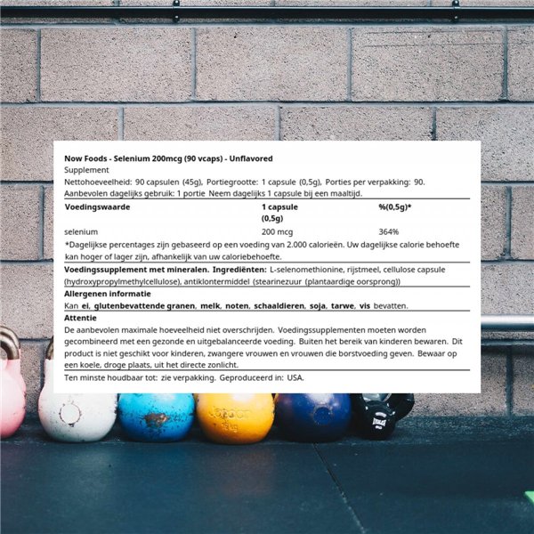 Селен, 200 мкг - 90 растительных капсул