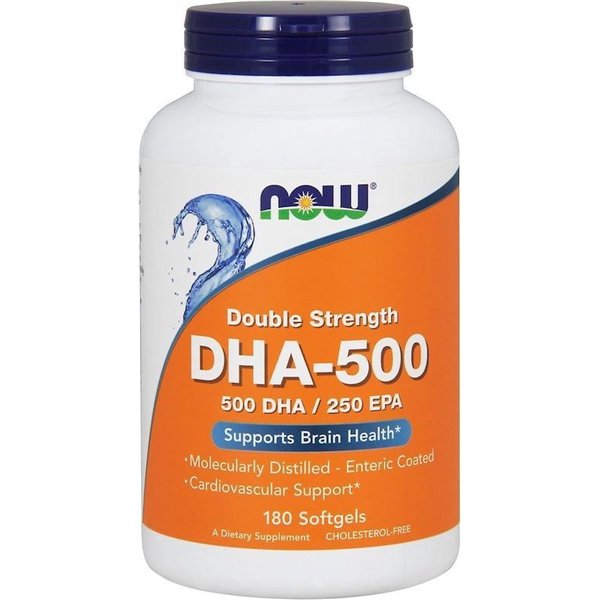 DHA-500, 500 DHA / 250 EPA — 180 мягких таблеток