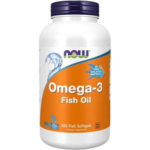 Omega-3 Fish Oil, Molecularly Distilled - 200 softgels