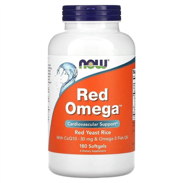 Red Omega (Red Yeast Rice) - 180 softgels