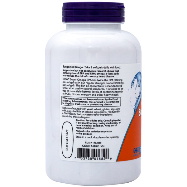 Super Omega EPA molekyylitislattu - 120 pehmeäkapselia