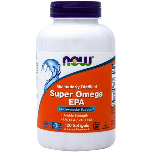 Molekuliniu būdu distiliuotas „Super Omega EPA“ – 120 minkštųjų kapsulių