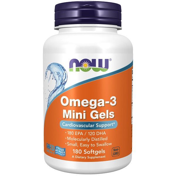 Omega-3 Mini Gels - 180 minkštųjų gelių