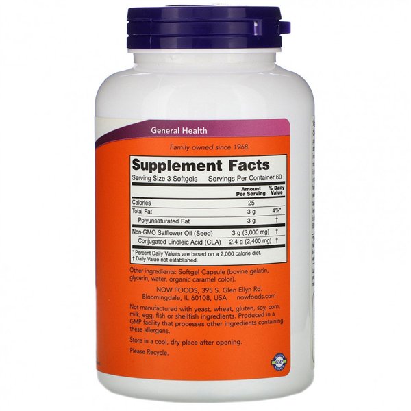 CLA, 800 mg – 180 minkštųjų kapsulių