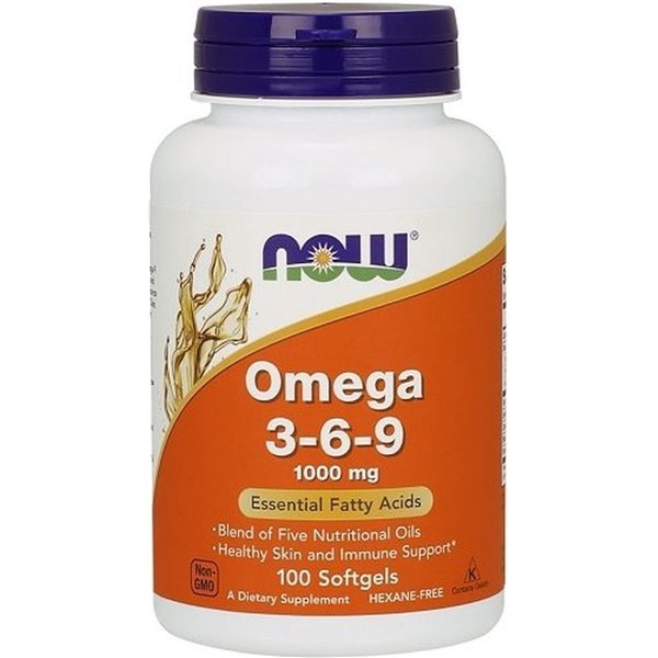 Omega 3-6-9, 1000 mg - 100 minkštųjų kapsulių