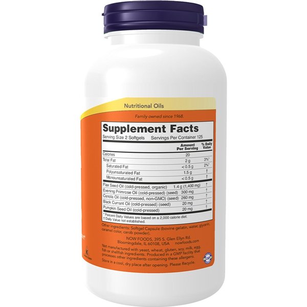 Omega 3-6-9, 1000 mg - 100 mīkstās kapsulas